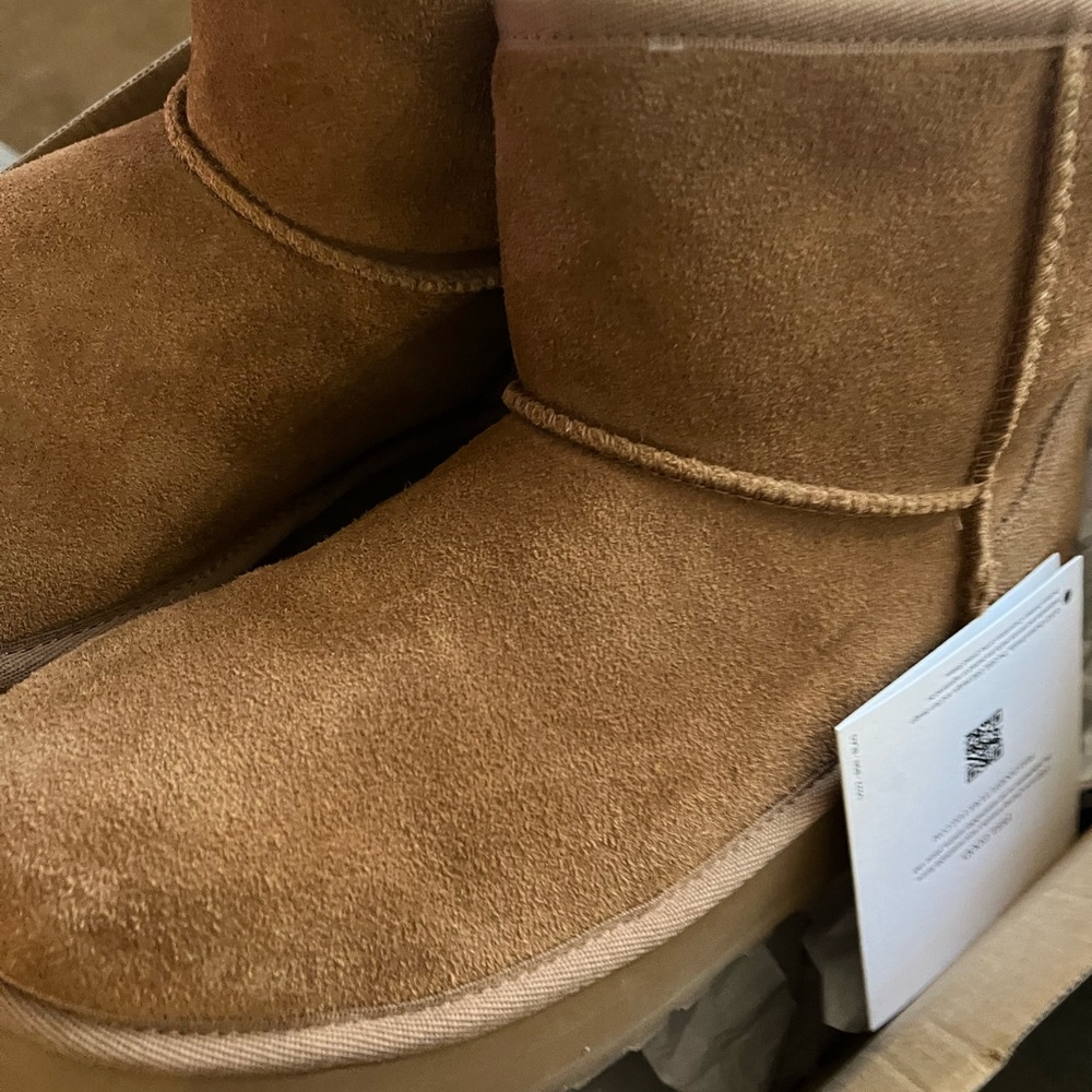 Ugg Chestnut Platform Mini Boots - Picture 3 of 7